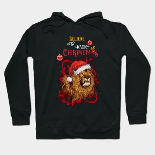 Lion face christmas humor sweater Hoodie